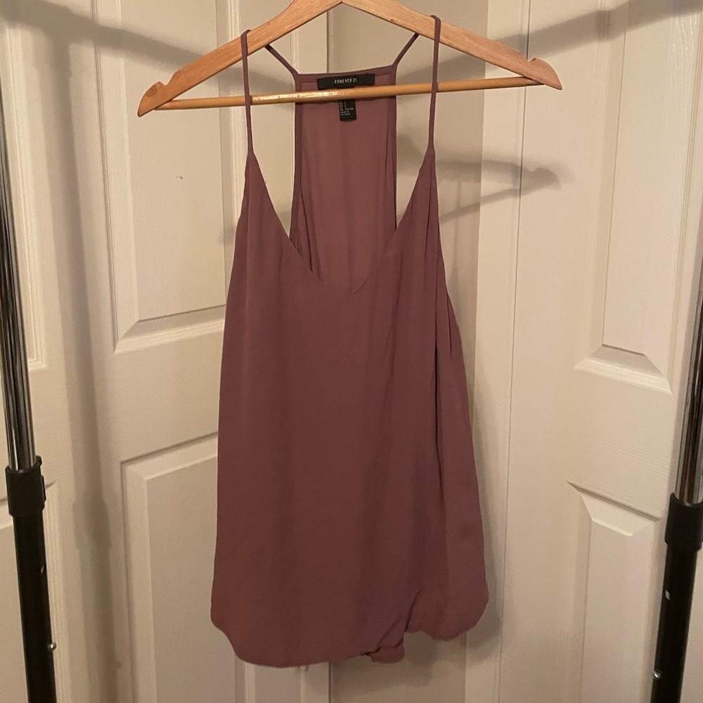 F21 Mauve Racerback Camisole Top